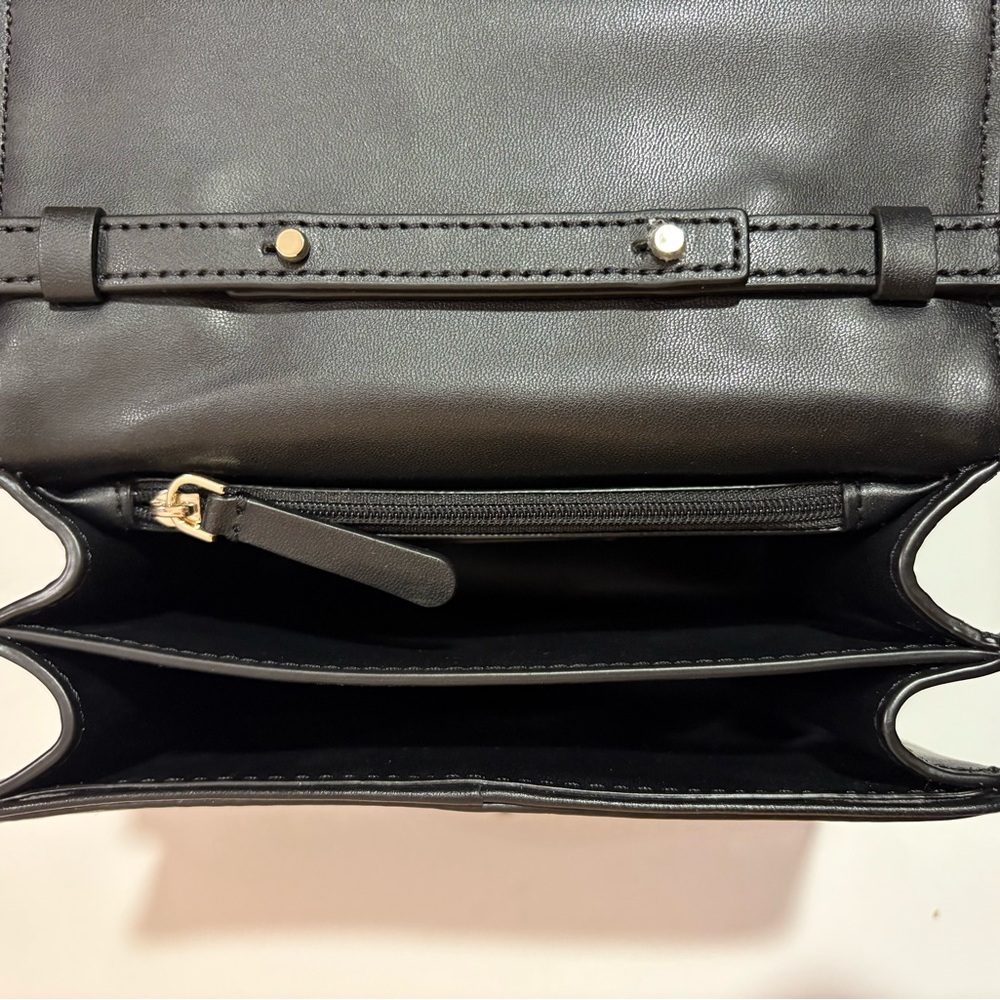 Kate Spade Black and Leopard Crossbody Bag Purse - Picture 13 of 16